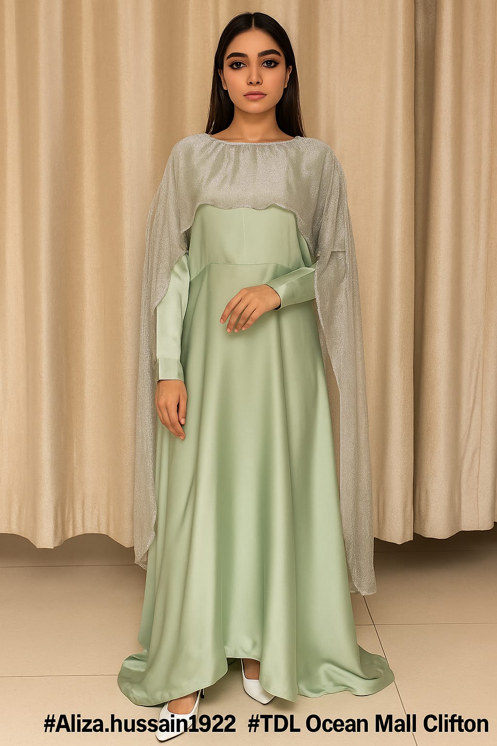 Mint Elegance Maxi Dress